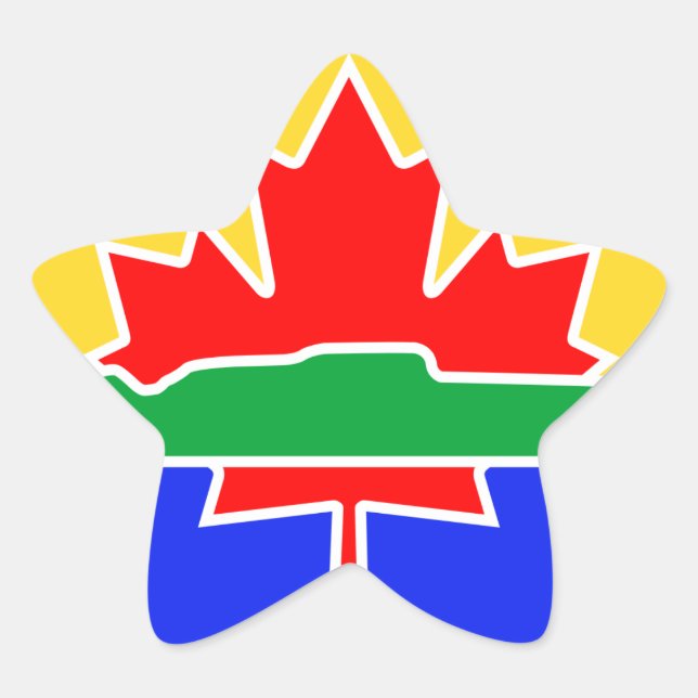 Thunder Bay Flag Star Sticker (Front)
