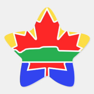 Thunder Bay Flag Star Sticker