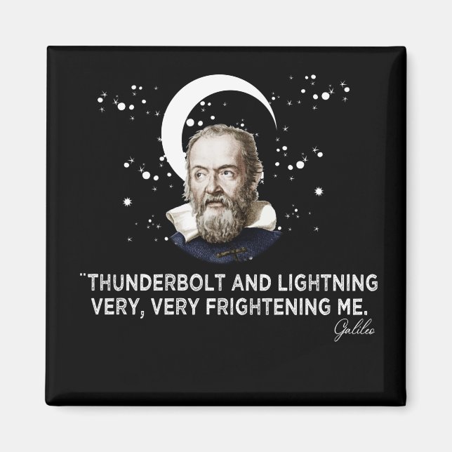 thunder bolt and lightning very frighting me magnet (Front)