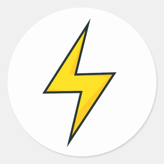 Thunder bolt Sticker (Front)