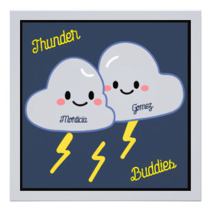Thunder Buddies Customized Photo Print