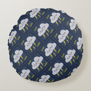 Thunder Buddies Round Pillow