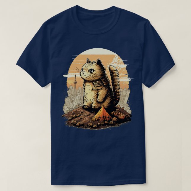 Thunder Catzilla T-Shirt (Design Front)