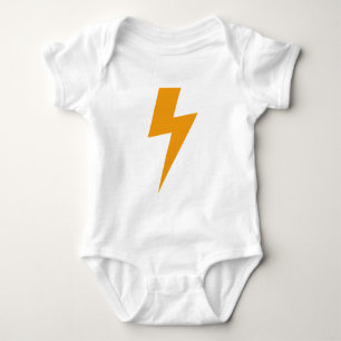 Thunder Energy Yellow Print Baby Bodysuit