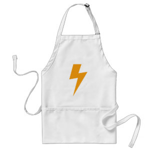 Thunder Energy Yellow Print Standard Apron