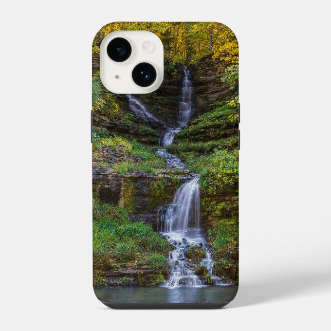 Thunder Falls Painterly iPhone Case (Back)