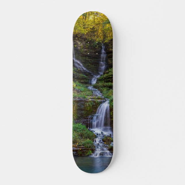 Thunder Falls Painterly Skateboard (Front)