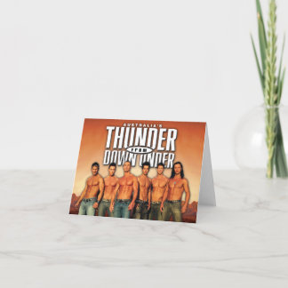 Thunder From Down Under Notecards
