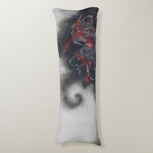Thunder God, Hokusai Body Pillow (Front Vertical)