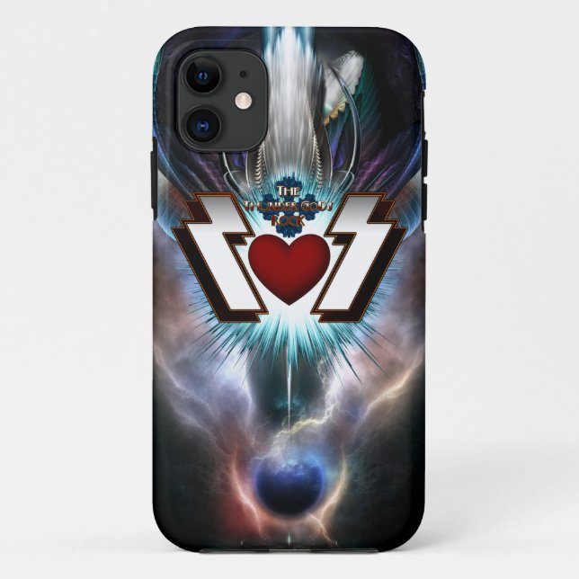 Thunder Gods Rock iPhone 5 Xtreme Case (Back)