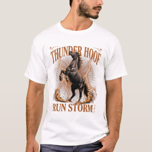 Thunder Hoof Western Horse T-Shirt