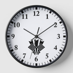 Thunder lightning clock