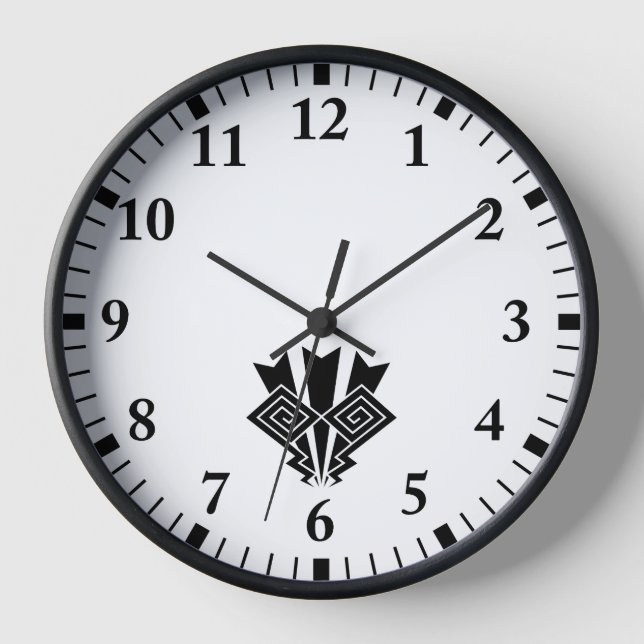 Thunder lightning clock (Front)