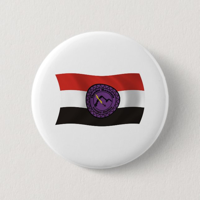 Thunder Mountain Lenape Nation Flag Button (Front)
