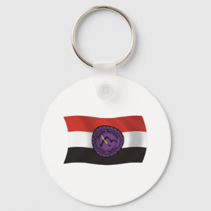 Thunder Mountain Lenape Nation Flag Keychain