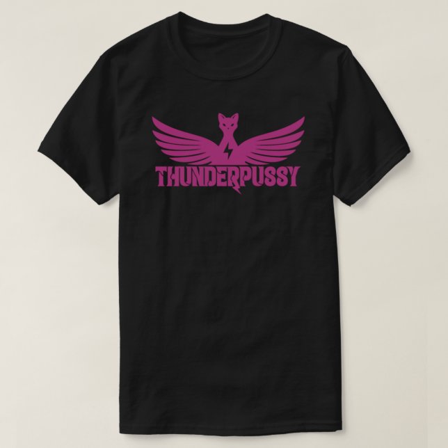 Thunder pussy logo hd Classic T-Shirt (Design Front)