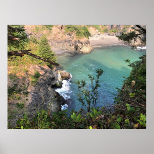 Thunder Rock Cove, Samuel H. Boardman, Oregon Poster