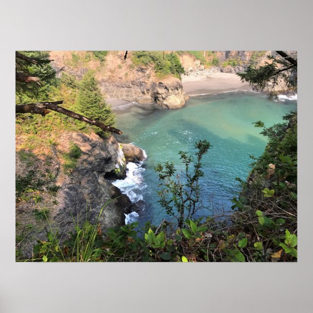 Thunder Rock Cove, Samuel H. Boardman, Oregon Poster (Front)