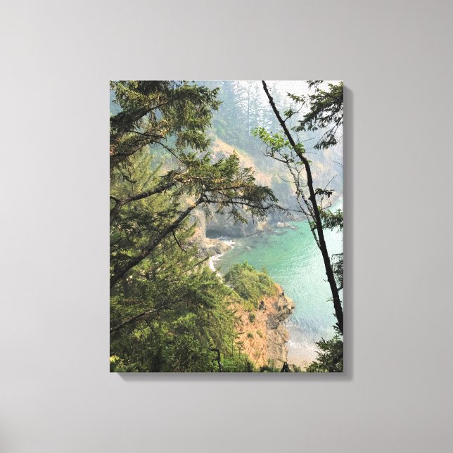 Thunder Rock Cove Trail, Samuel H. Boardman, OR Canvas Print (Front)