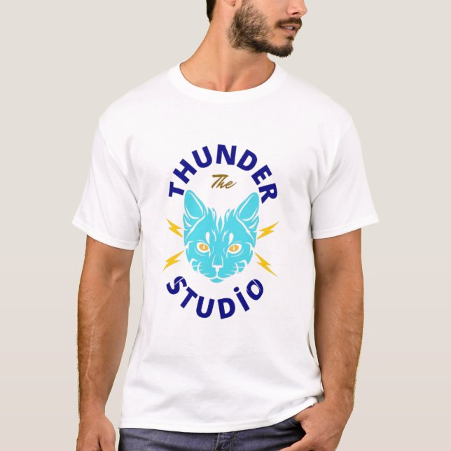 Thunder The Studio - Bold Music-Inspired T-Shirt (Front)
