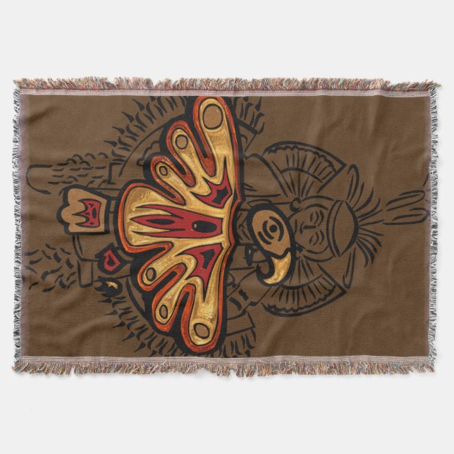 Thunder Throw Blanket (Front)