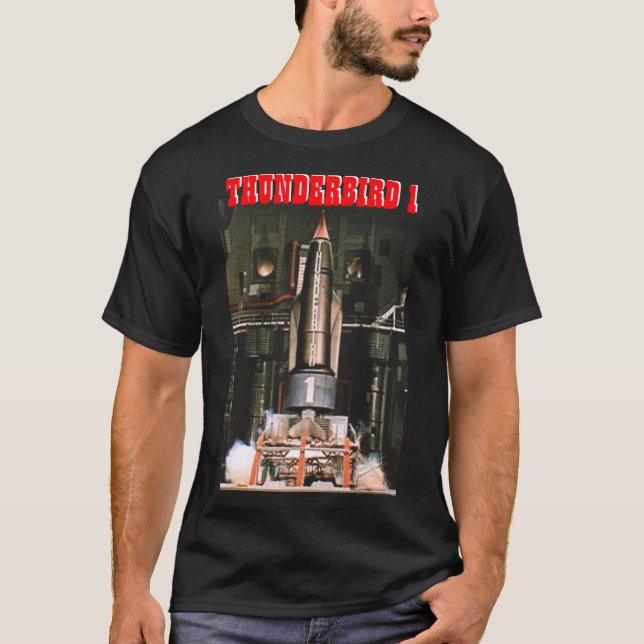 Thunderbird 1 Photo Thunderbirds Rocket T-Shirt (Front)