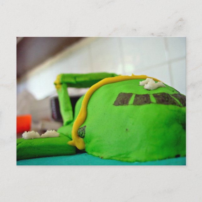 Thunderbird 2 birthday cake postcard (Front)