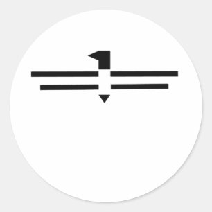 Thunderbird # 2 classic round sticker