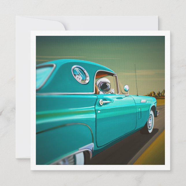 Thunderbird Classic Car - Mini Print (Front)