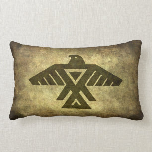 Thunderbird - Emblem of the Anishinabe people Lumbar Pillow
