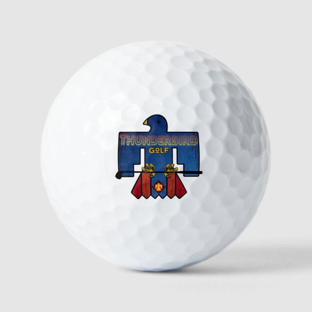 Thunderbird golf 3 per pack balls (Front)