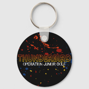 Thunderbird Golf Keychain – Splatter QR
