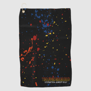 Thunderbird GolF Tour Towel – Splatter 2