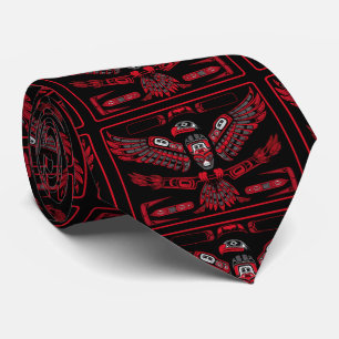 Thunderbird Native American Indian Symbol Tie