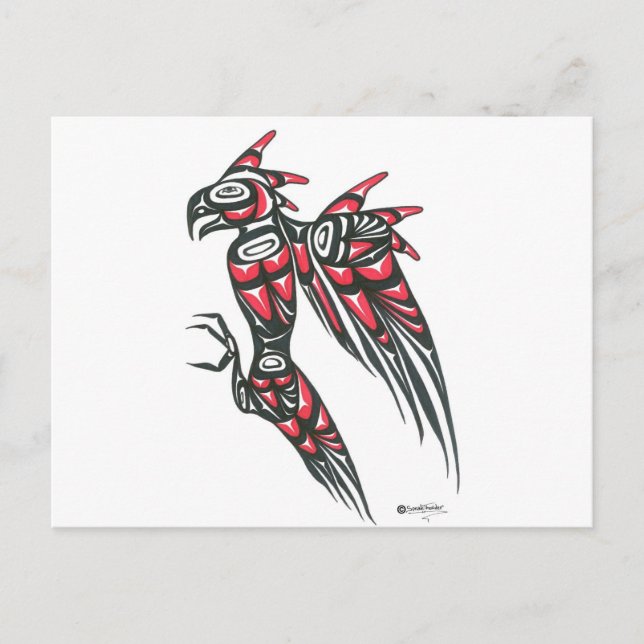 THUNDERBIRD RED POSTCARD (Front)