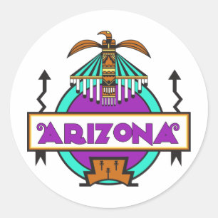 Thunderbird Shield Classic Round Sticker