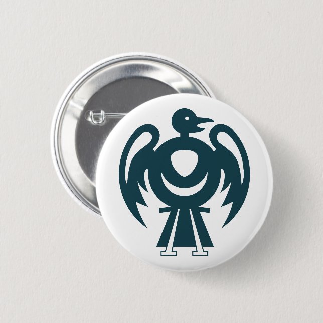 thunderbird v2 2 inch round button (Front & Back)