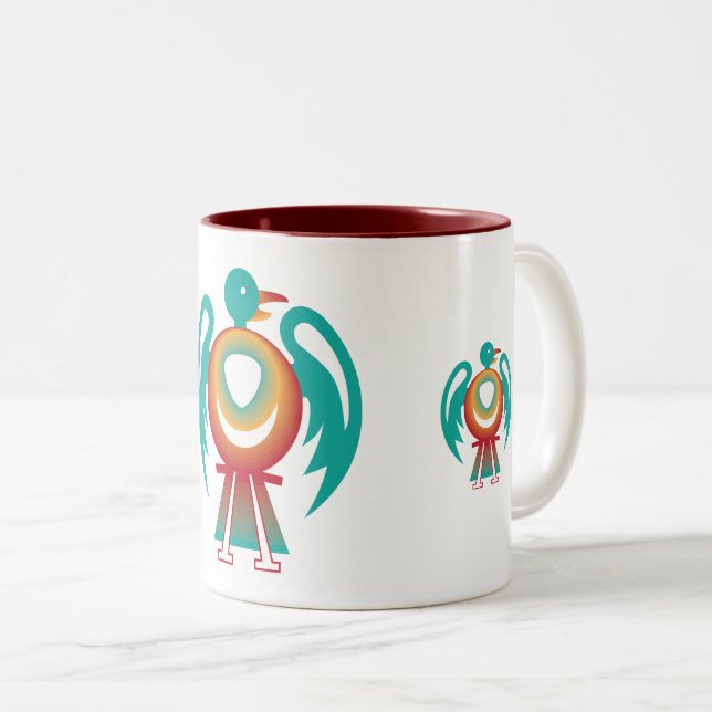 thunderbird v2 Two-Tone coffee mug (Front Right)