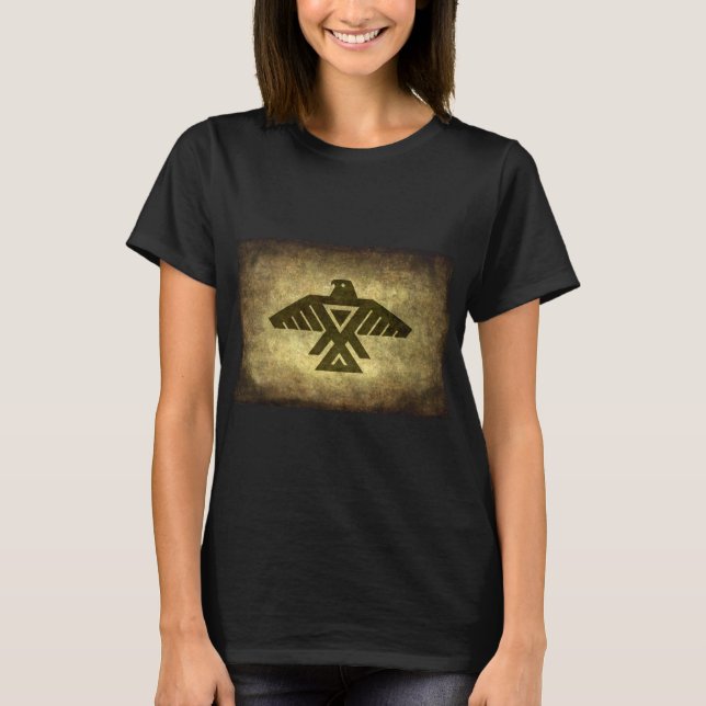 Thunderbird - Vintage parchment texture T-Shirt (Front)