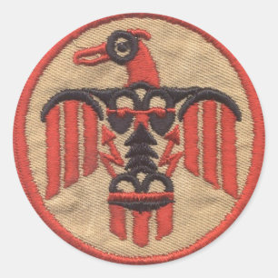 THUNDERBIRDS CLASSIC ROUND STICKER