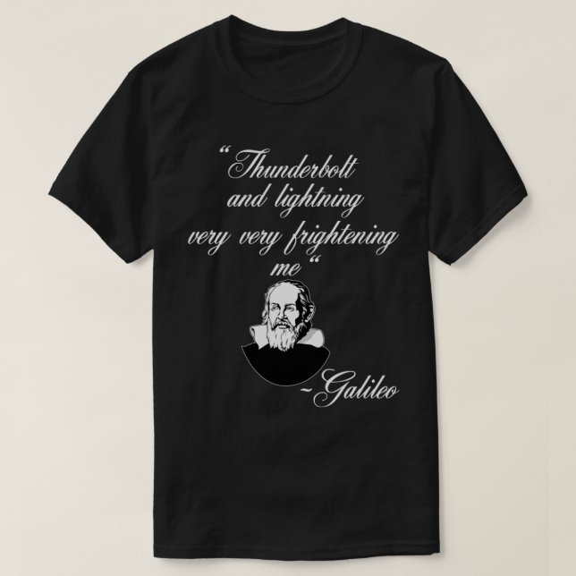 Thunderbolt and Lightening Very Very Frightening B T-Shirt (Design Front)
