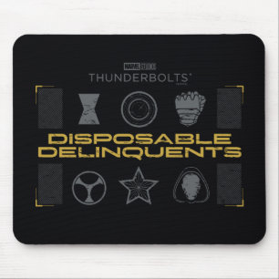 Thunderbolts* Disposable Delinquents Mouse Pad