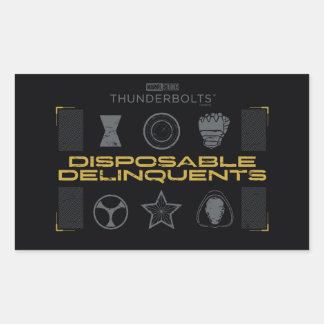 Thunderbolts* | Disposable Delinquents Sticker