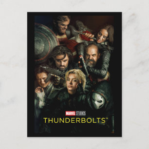 Thunderbolts*   Group Fighting Theatrical Postcard