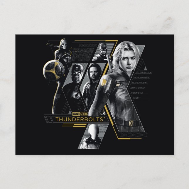 Thunderbolts* | Group Graphic Postcard (Front)
