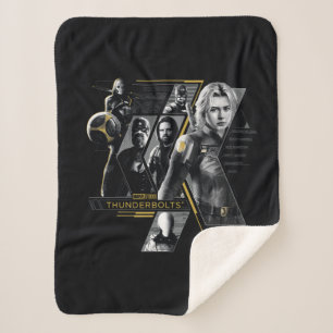 Thunderbolts*   Group Graphic Sherpa Blanket