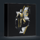 Thunderbolts* | Sentry Character Graphic Binder<br><div class="desc">Featuring the likeness of: Lewis Pullman | Bring a god-tier presence to your space with this stunning Sentry portrait. Capturing Bob’s transformation into the legendary hero, this design uses a stylized halftone finish and architectural gold lines to create a modern, cinematic look. Whether it’s for your office or your wardrobe,...</div>
