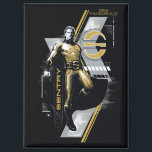 Thunderbolts* | Sentry Character Graphic Magnet<br><div class="desc">Featuring the likeness of: Lewis Pullman | Bring a god-tier presence to your space with this stunning Sentry portrait. Capturing Bob’s transformation into the legendary hero, this design uses a stylized halftone finish and architectural gold lines to create a modern, cinematic look. Whether it’s for your office or your wardrobe,...</div>