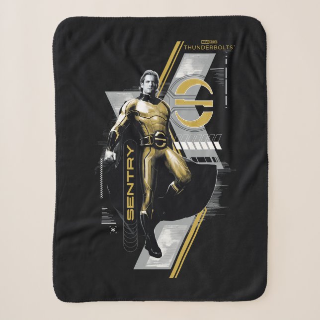 Thunderbolts* | Sentry Character Graphic Sherpa Blanket (Front)