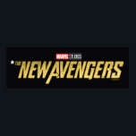 Thunderbolts* | *The New Avengers Logo Poster<br><div class="desc">Official-inspired logo for Marvel Studios' The New Avengers. This high-impact design features a textured gold title card with the iconic asterisk motif. Perfect for fans of the Thunderbolts and the future of the Marvel Cinematic Universe. High-quality graphic suitable for apparel,  posters,  and custom Marvel gifts.</div>